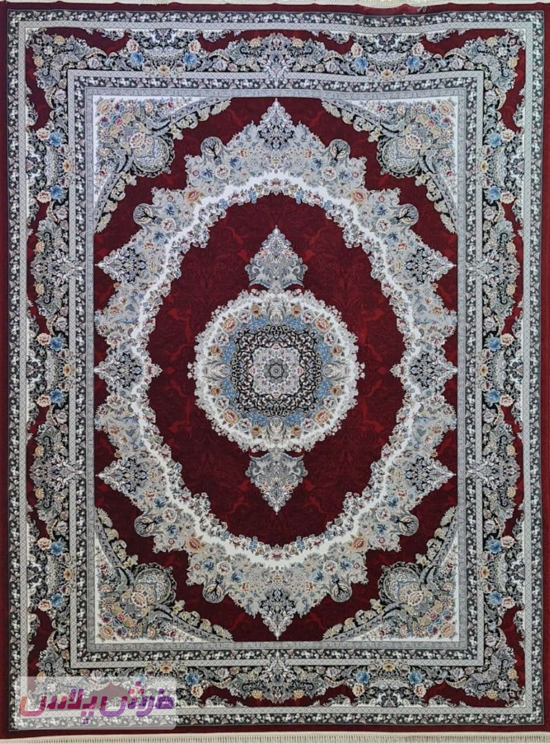 فرش 1200 شانه نقشه سلین زمینه لاکی