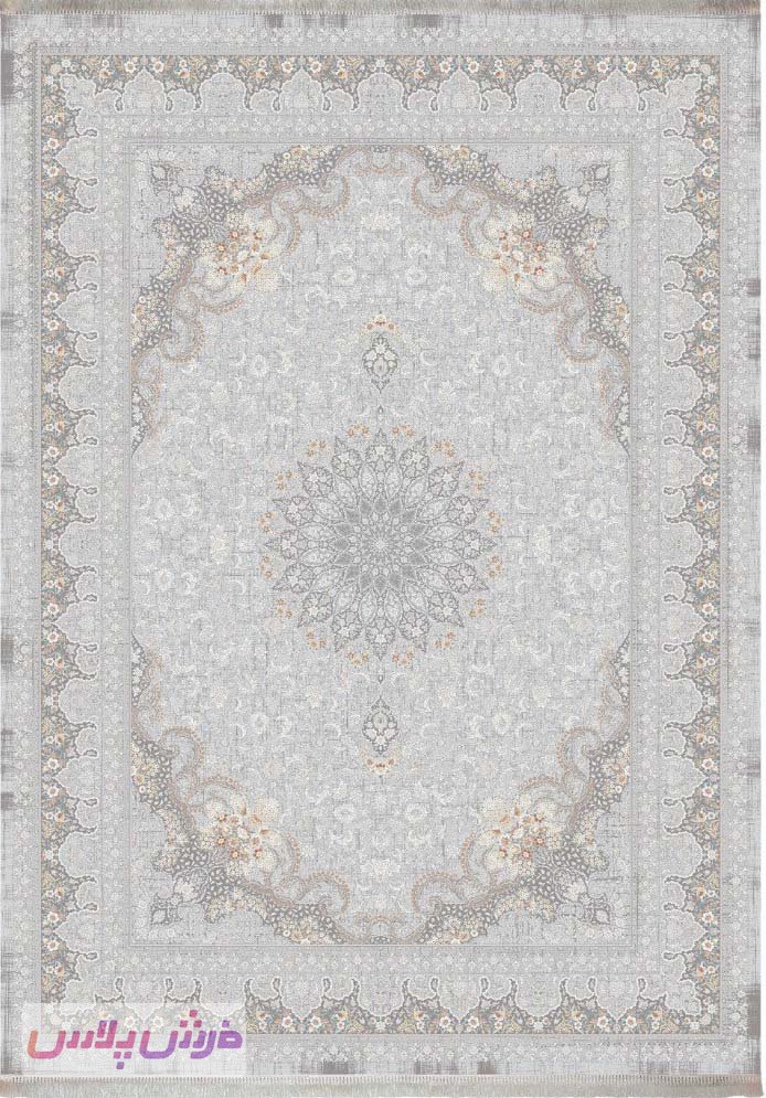 فرش 1500 شانه برجسته کد 155102 ابریشمی