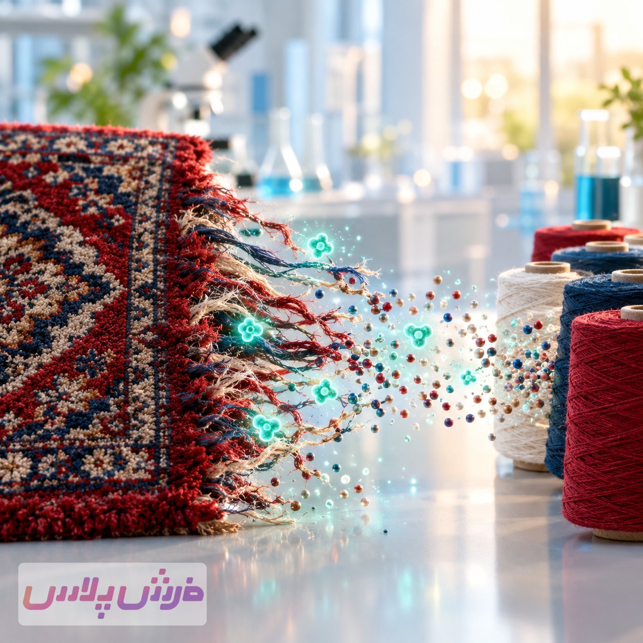 آنزیمی که نایلون را می‌خورد! 🧬 شاید فرش کهنهٔ شما، نخِ فرش بعدی باشد