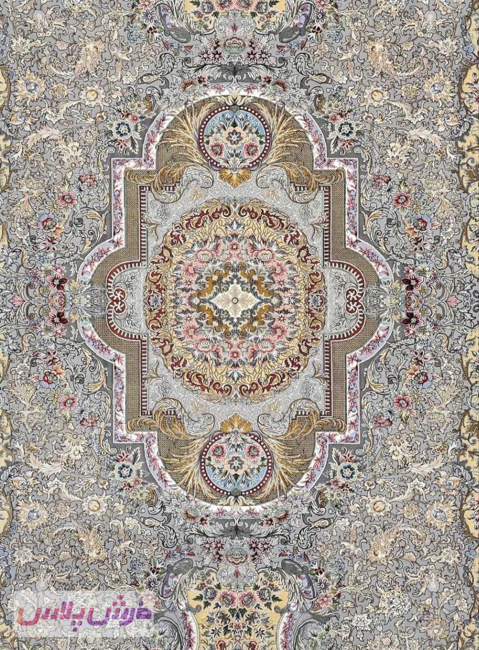 فرش 1500 شانه نقشه سوژا زمینه الماسی