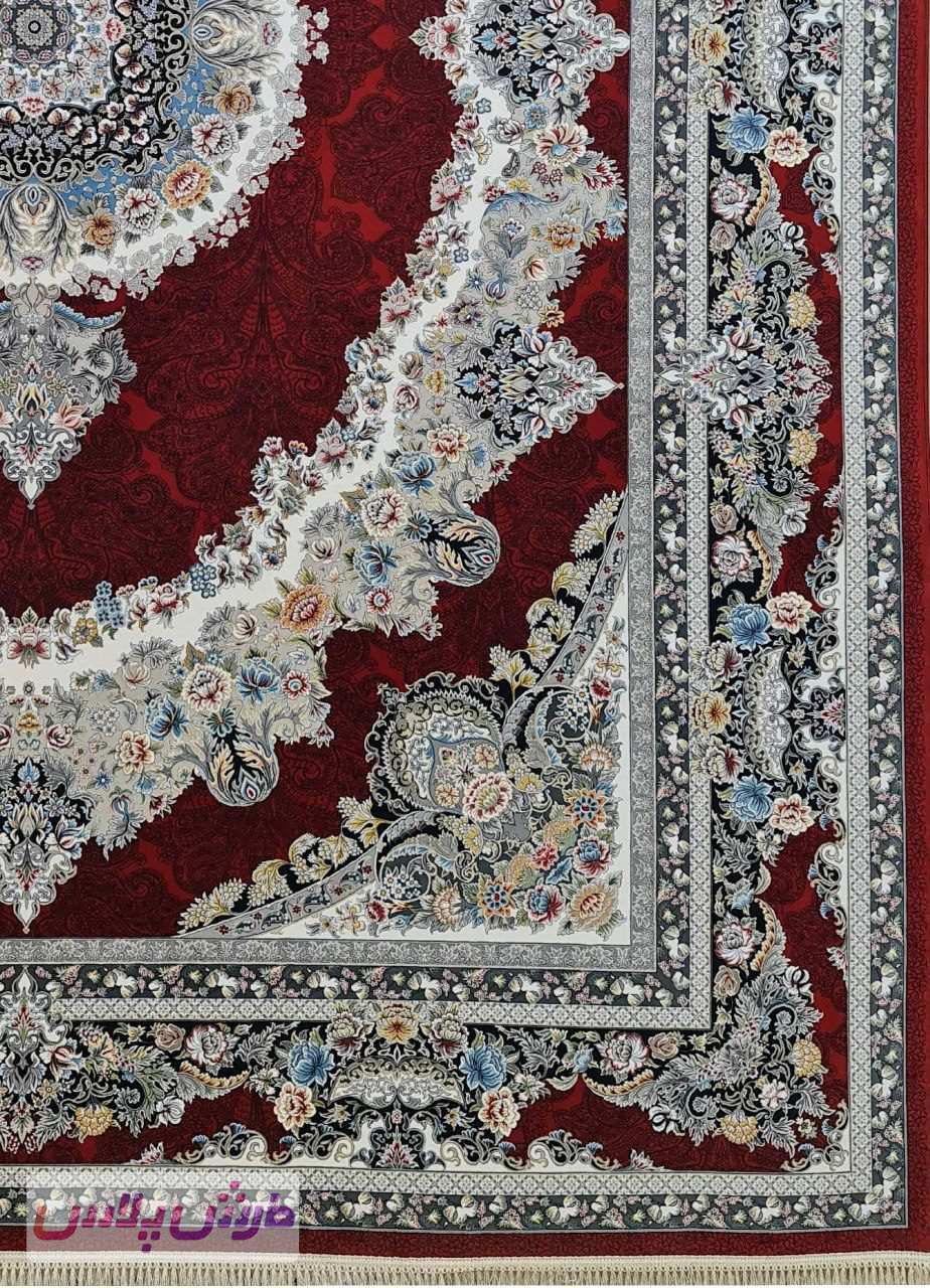 فرش 1200 شانه نقشه سلین زمینه لاکی