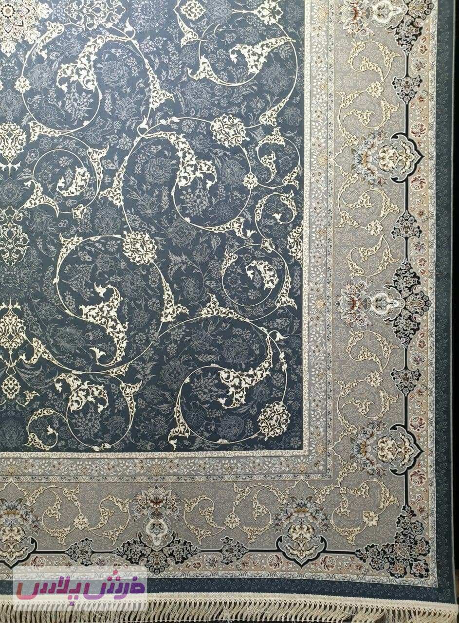 فرش 1200 شانه برجسته نقشه آماندا زمینه تیتانیوم